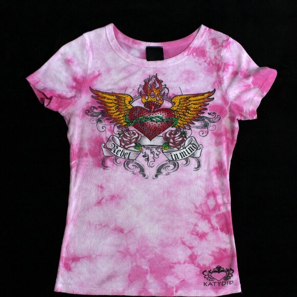 Katydid Rhinestone Graphic Tee - Picture 1 of 3